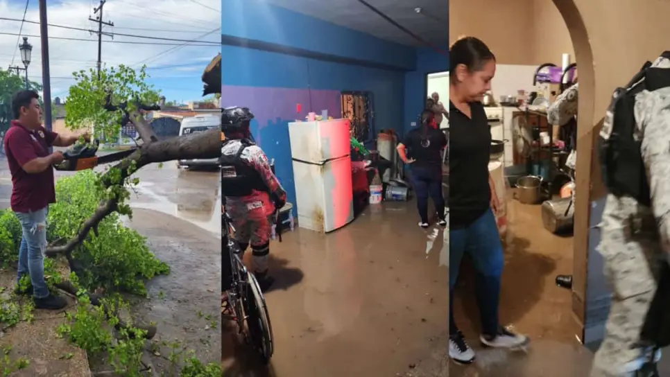 Lluvias en El Fuerte afectaron 6 viviendas, 1 comercio y las principales avenidas Lluvias en El Fuerte afectaron 6 viviendas, 1 comercio y las principales avenidas