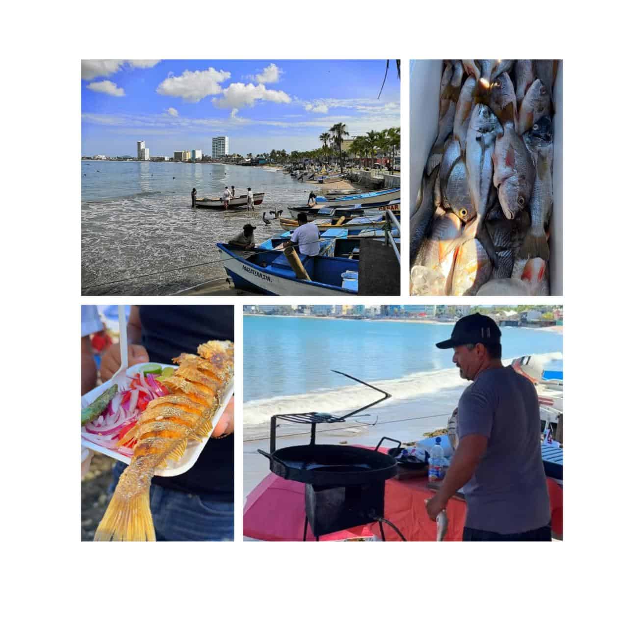 En este lugar de Mazatlán podrás encontrar el pescado más fresco; directo del agua al comal En este lugar de Mazatlán podrás encontrar el pescado más fresco; directo del agua al comal