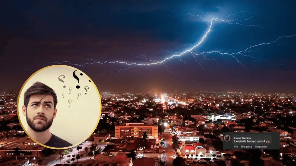 ¿Son reales? Fotografías de tormenta en Los Mochis generan dudas por aparente edición con IA ¿Son reales? Fotografías de tormenta en Los Mochis generan dudas por aparente edición con IA