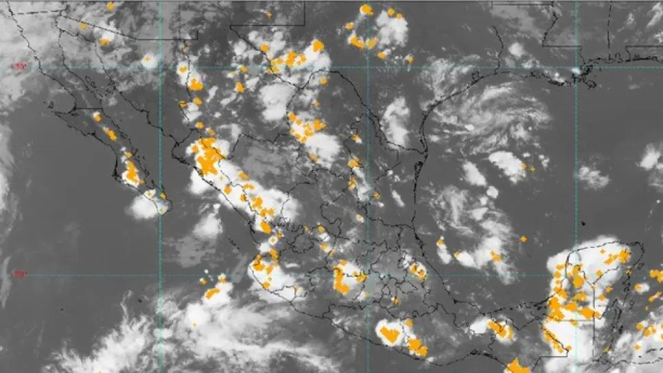 Se esperan lluvias fuertes en el noroeste de la República Mexicana