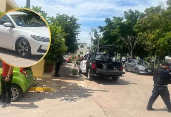 Tras operativo aseguran unidad de gobierno robada en Culiacán
