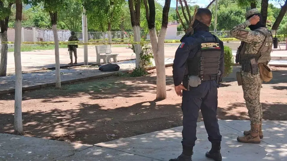 Localizan una cabeza humana en la plazuela de la sindicatura de Tepuche, Culiacán