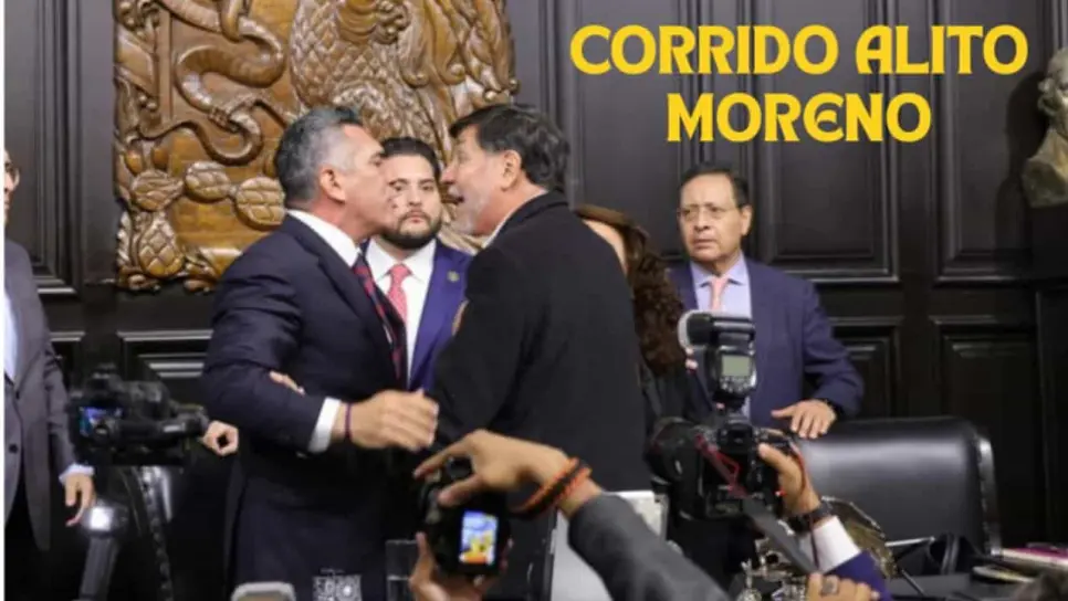 Dedican corrido a Alito Moreno tras discusión con Noroña Dedican corrido a Alito Moreno tras discusión con Noroña