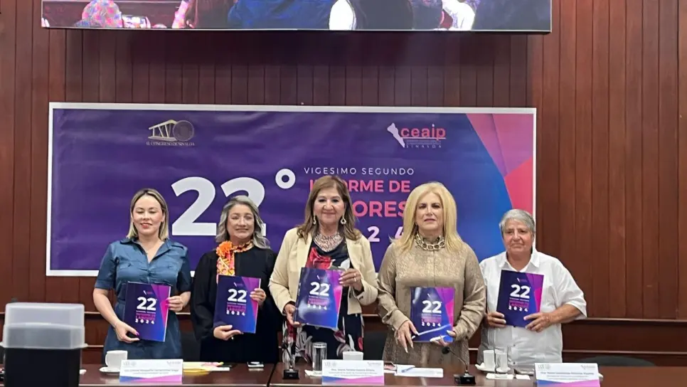 CEAIP presenta informe de labores 2024 en el Congreso de Sinaloa