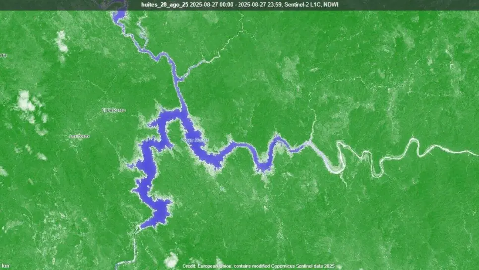 Presa Huites: Impresionantes imágenes satelitales muestran su recuperación en 2025