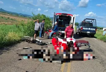 Tragedia en Mocorito: dos jóvenes mueren en fatal Accidente de motos y una joven embarazada queda grave