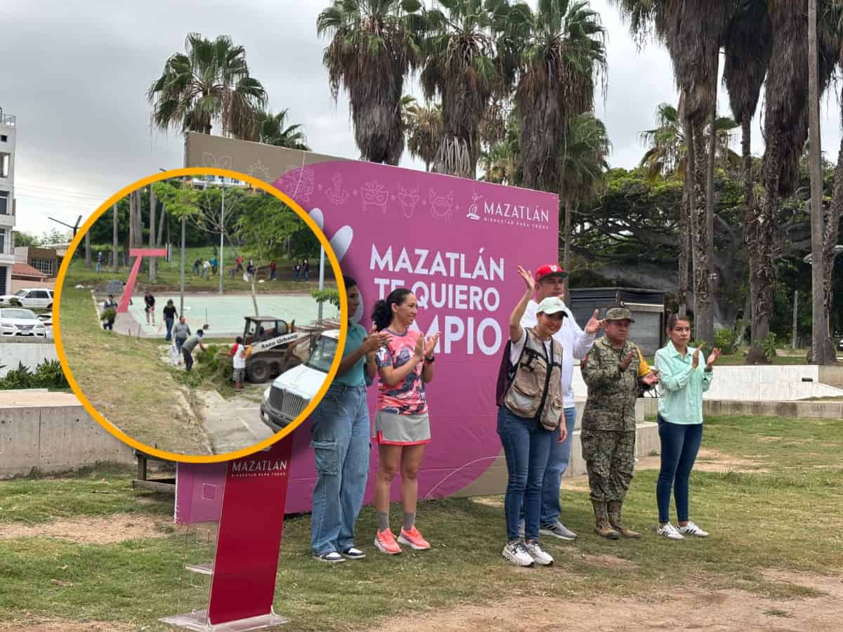 Mazatlán te quiero limpio: más de 500 m³ de basura retirados gracias a jornadas de limpieza