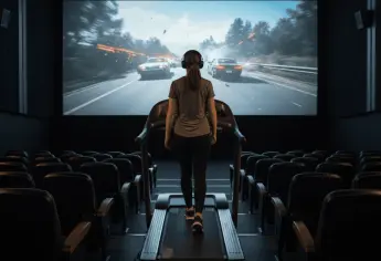 Cinéfilos verán proyección de The Long Walk en caminadora; si se detienen, los sacan
