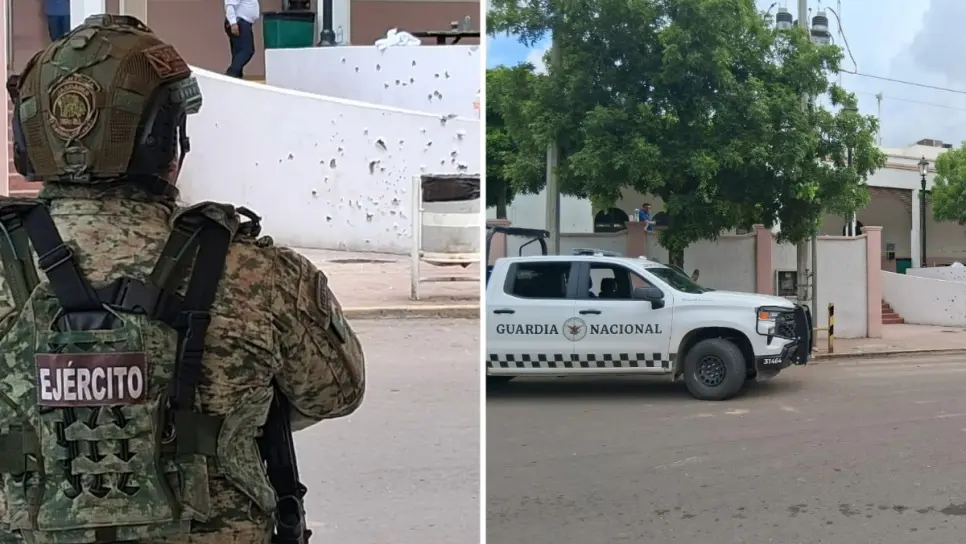 Paredes destrozadas y sangre derramada, así quedó el Hospital Civil de Culiacán tras balacera