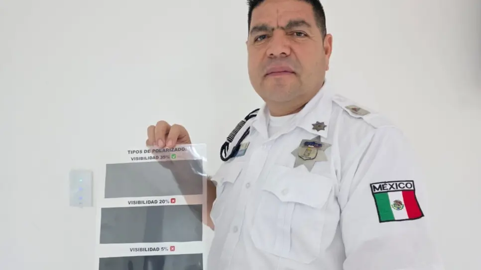 Multas por traer polarizados oscuros serán de mil a 2 mil 500 pesos en Culiacán
