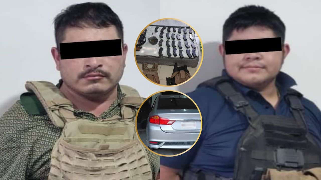 Estos son los dos sicarios detenidos durante una persecución en Bugambilias, Culiacán Estos son los dos sicarios detenidos durante una persecución en Bugambilias, Culiacán