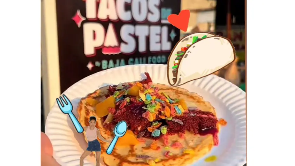 ¿Creías que ya lo habías visto todo? En esta ciudad de México sirven tacos de pastel en trompo