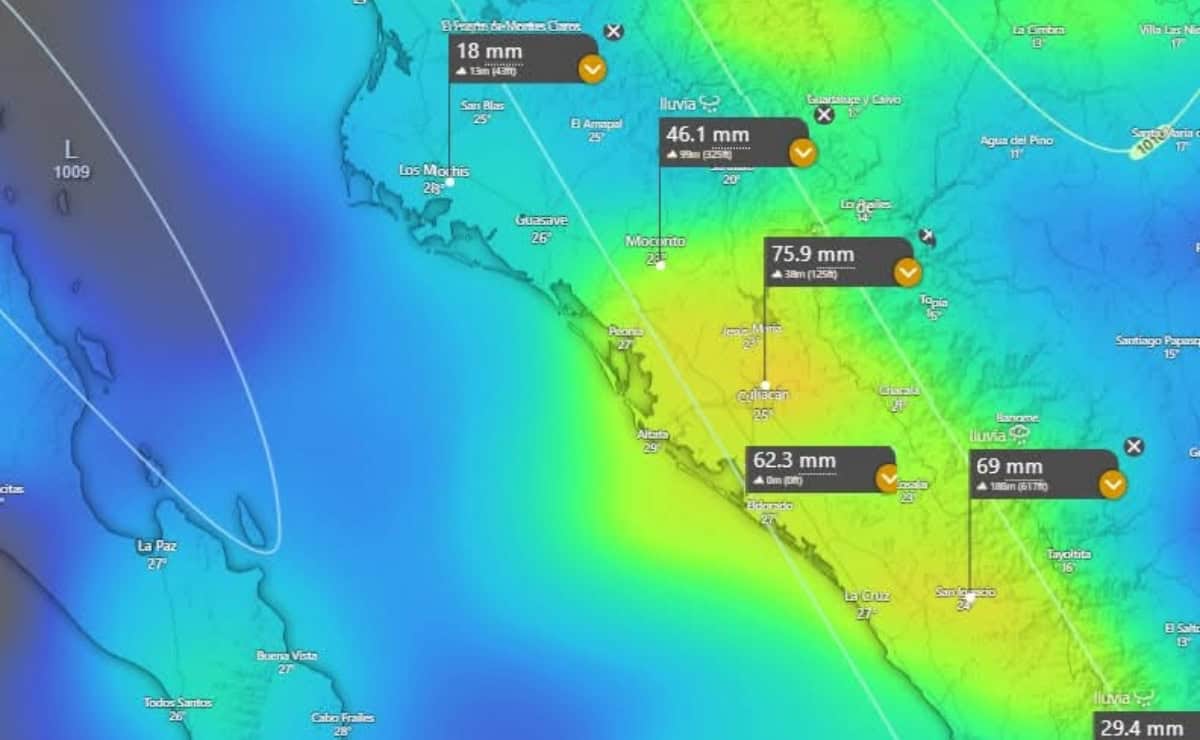 Juan Espinoza Luna: "Se vienen 48 horas de lluvias para Sinaloa"