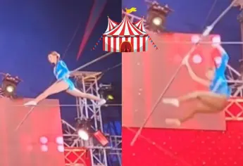 Trapecista de Circo Hermanos Gasca cae en plena acrobacia | VIDEO