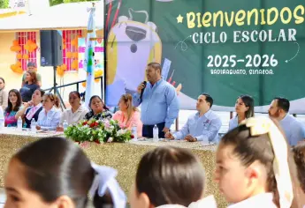 "La educación en Badiraguato cuenta con un presidente y un gobierno aliado": José Paz López presente en el arranque del ciclo escolar 2025-2026