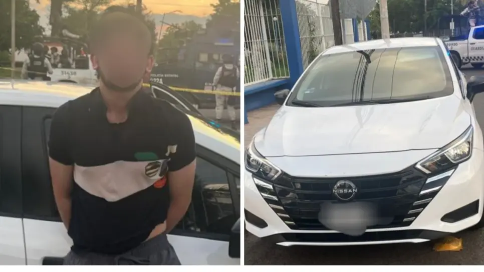 Tras una persecución, el Grupo Interinstitucional detiene a un civil y asegura un arma y un vehículo robado Tras una persecución, el Grupo Interinstitucional detiene a un civil y asegura un arma y un vehículo robado