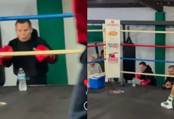 Julio César Chávez couchea a Roberto Chávez Jr de cara a su segunda pelea profesional