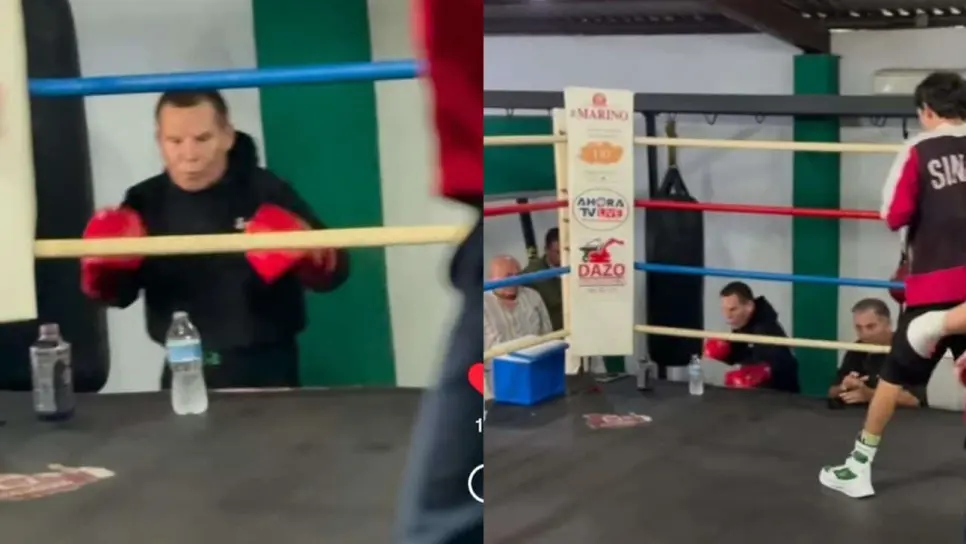Julio César Chávez couchea a Roberto Chávez Jr de cara a su segunda pelea profesional Julio César Chávez couchea a Roberto Chávez Jr de cara a su segunda pelea profesional