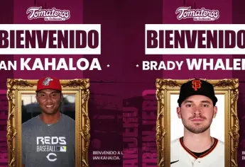Tomateros de Culiacán se refuerza con Ian Kahaloa y Brady Whalen para la campaña 25-26