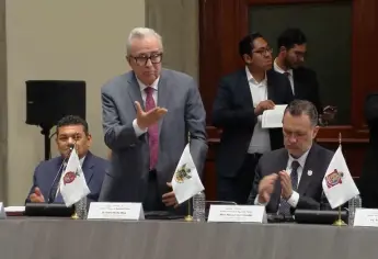 Rocha Moya se suma a los acuerdos nacionales para fortalecer a las instituciones de seguridad pública