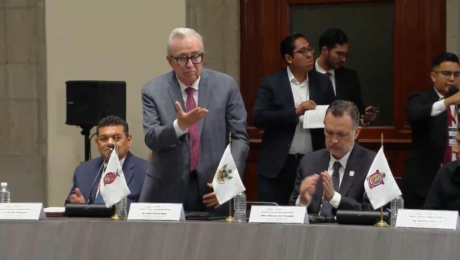 Rocha Moya se suma a los acuerdos nacionales para fortalecer a las instituciones de seguridad pública Rocha Moya se suma a los acuerdos nacionales para fortalecer a las instituciones de seguridad pública