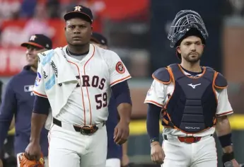 Framber Valdez golpea al mexicano César Salazar en pleno partido contra Yankees | VIDEO