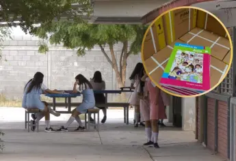 Denuncian cobro de libros gratuitos en secundaria de Los Mochis; les cobran 70 pesos por engraparlos