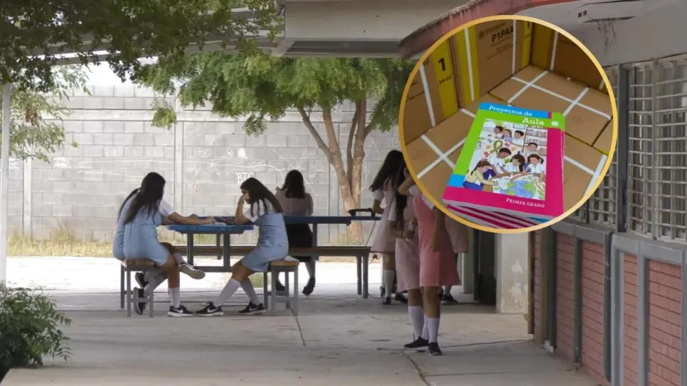Denuncian cobro de libros gratuitos en secundaria de Los Mochis; les cobran 70 pesos por engraparlos Denuncian cobro de libros gratuitos en secundaria de Los Mochis; les cobran 70 pesos por engraparlos