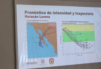 Huracán Lorena dejará lluvias de hasta 150 milímetros en el norte de Sinaloa
