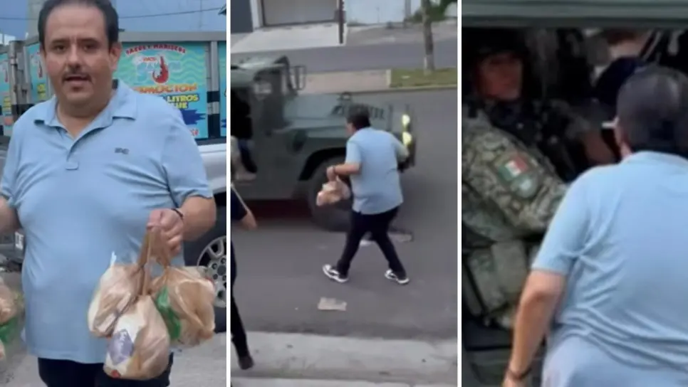 Marisquería de Culiacán se solidariza con militares y les regala aguachiles en los patrullajes