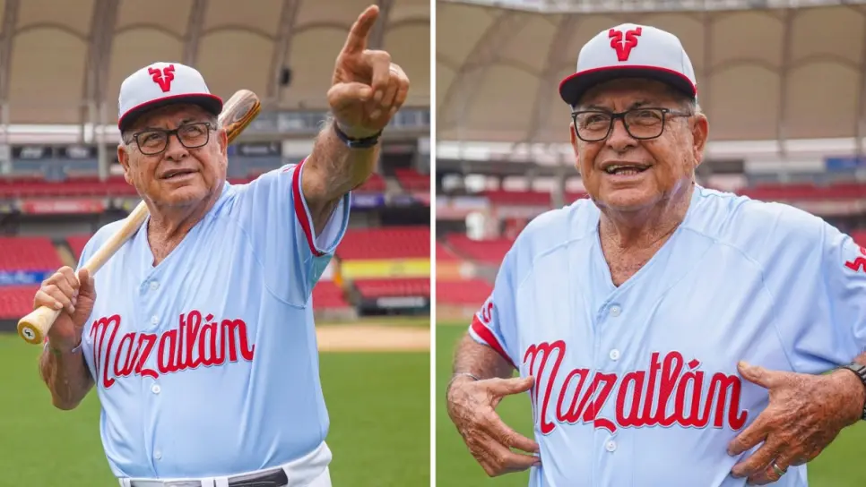 Carlos El Chaflan López modela cuarta casaca de Venados de Mazatlán para la temporada 25-26 Carlos El Chaflan López modela cuarta casaca de Venados de Mazatlán para la temporada 25-26
