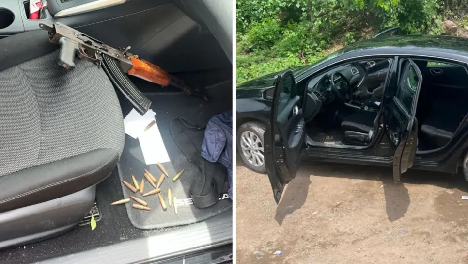 En Culiacán, Grupo Interinstitucional asegura 2 vehículos, un arma larga y 2 cargadores abastecidos En Culiacán, Grupo Interinstitucional asegura 2 vehículos, un arma larga y 2 cargadores abastecidos