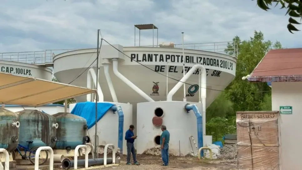 Agua turbia es por rehabilitación de planta potabilizadora en El Fuerte: JAPAF
