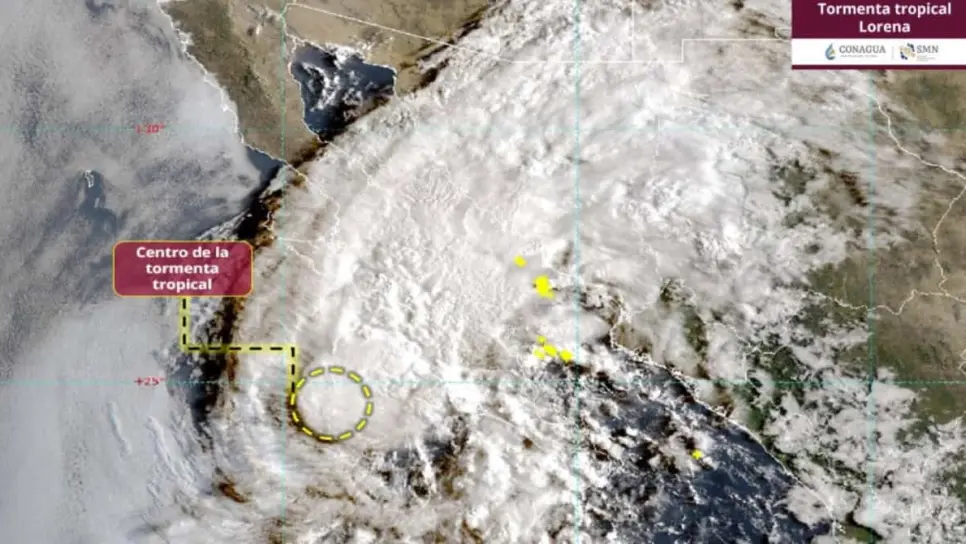Conagua despliega brigadas en Sinaloa ante la tormenta tropical Lorena