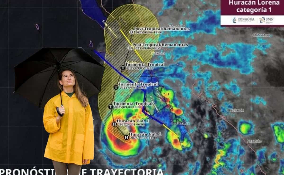 Huracán "Lorena" dejaría hasta 150 mm de lluvia en Sinaloa; Sigue su trayectoria Huracán "Lorena" dejaría hasta 150 mm de lluvia en Sinaloa; Sigue su trayectoria