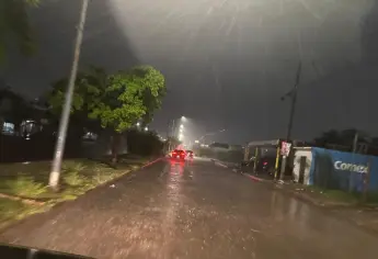 Se cumple el pronóstico: se registran fuertes lluvias en Los Mochis y comunidades de Ahome por remanentes de la tormenta tropical Lorena