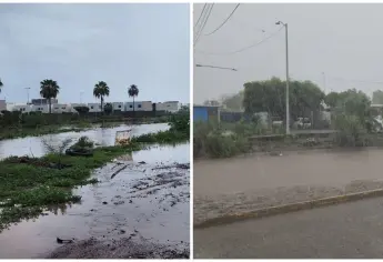 ¡Los Mochis inundado! Dren Juárez y Álamos  rebasados por lluvias de Lorena 