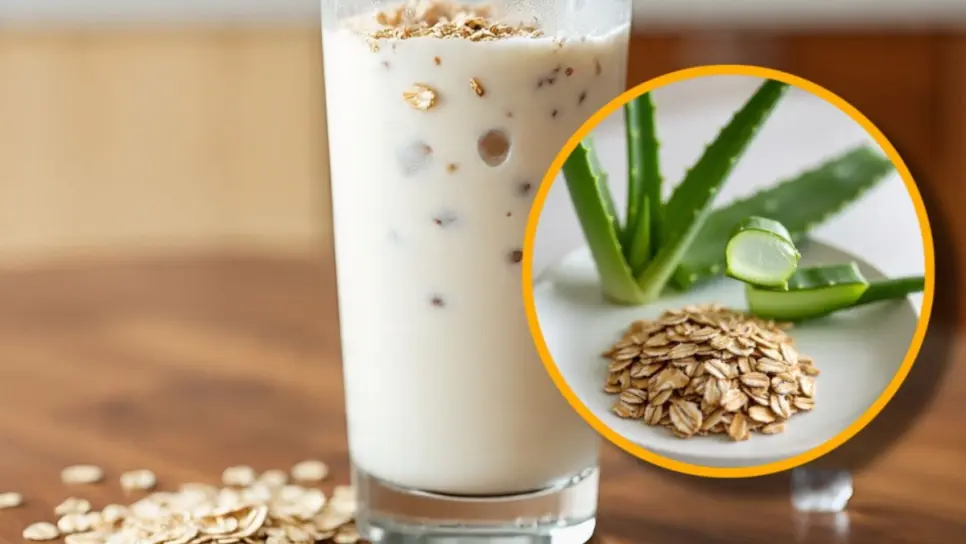 Licuado de avena con aloe; ¿Qué tan saludable es tomarlo todos los días?