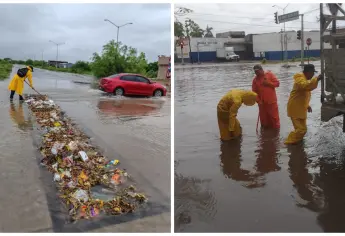 Ahome registra 155 mm de lluvias: habilitan refugios y suspenden clases