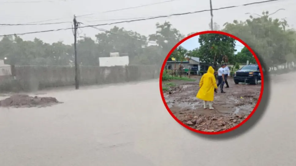Inundaciones afectan a más de 120 personas en Adolfo Ruiz Cortines, Guasave
