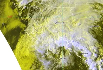 Tormenta Lorena continuará debilitándose frente a la costa oeste de la Península de Baja California