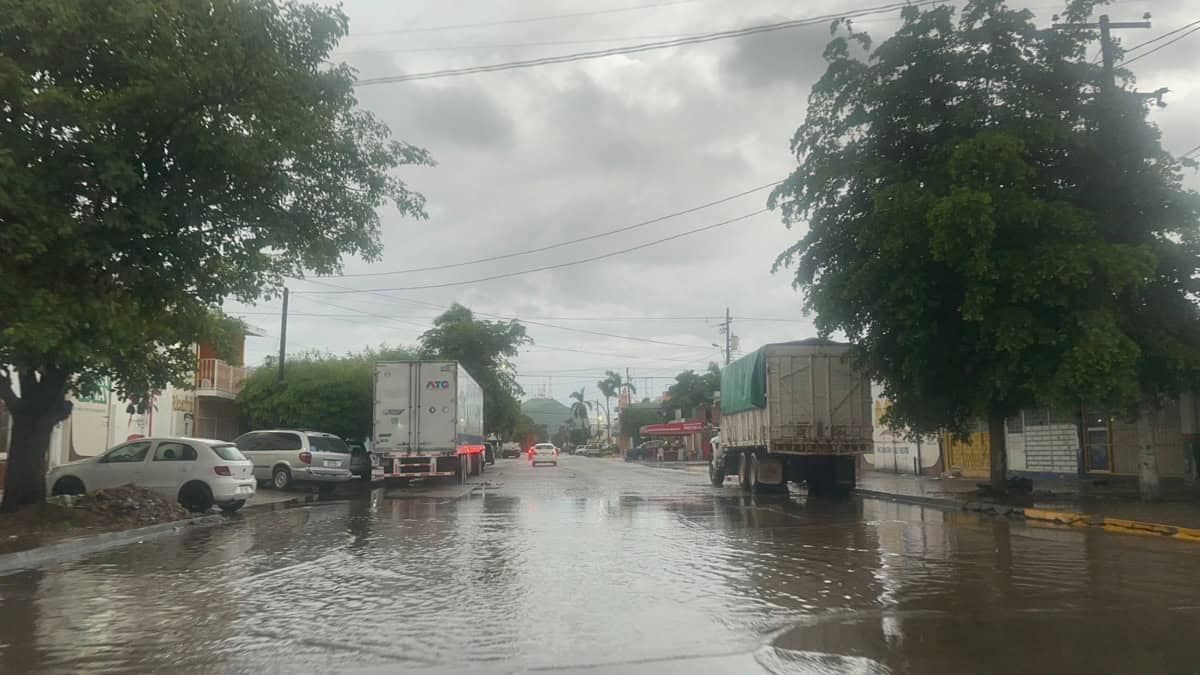 Protección Civil: "Encharcamientos leves en Ahome por lluvias"