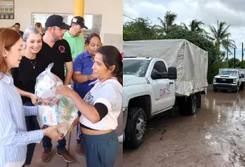 Caravanas del Bienestar atienden colonias y comunidades afectadas por lluvias en Ahome