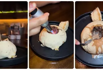 Concha rellena de chocolate, ¿ya la probaste?; ideal para los días lluviosos