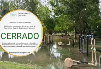 Parque Sinaloa de Los Mochis cierra temporalmente por inundaciones tras fuertes lluvias