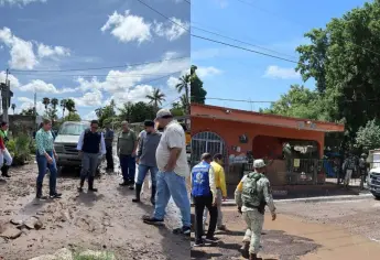 El Director de Protección Civil en Sinaloa supervisa afectaciones por Lorena en la zona norte