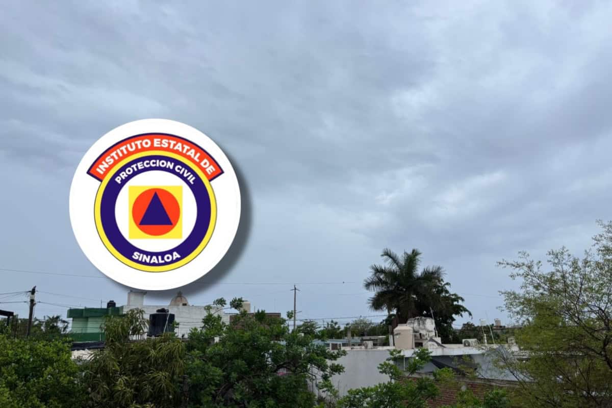 Monzón Mexicano traerá lluvias fuertes esta tarde al sur de Sinaloa: Protección Civil