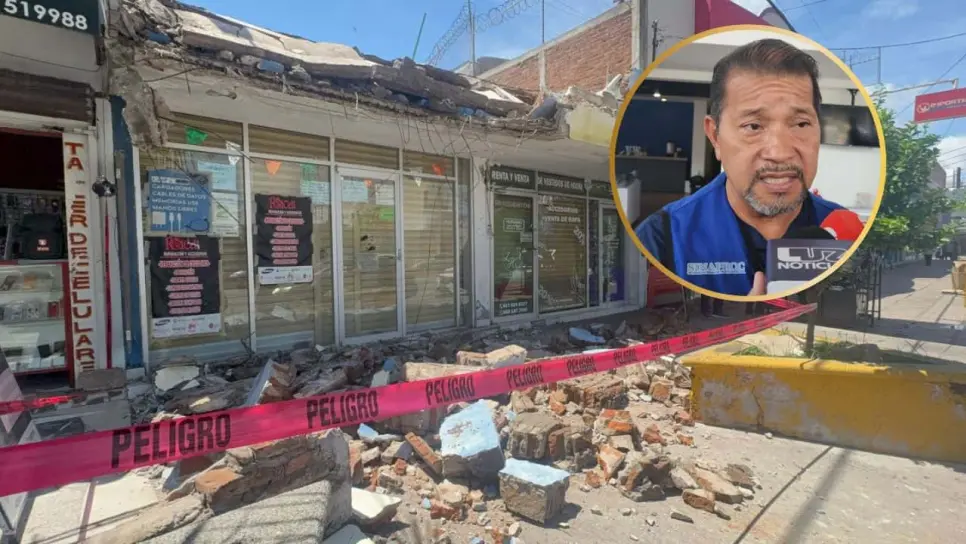 Alertan sobre construcciones en riesgo de colapso en el Centro de Los Mochis