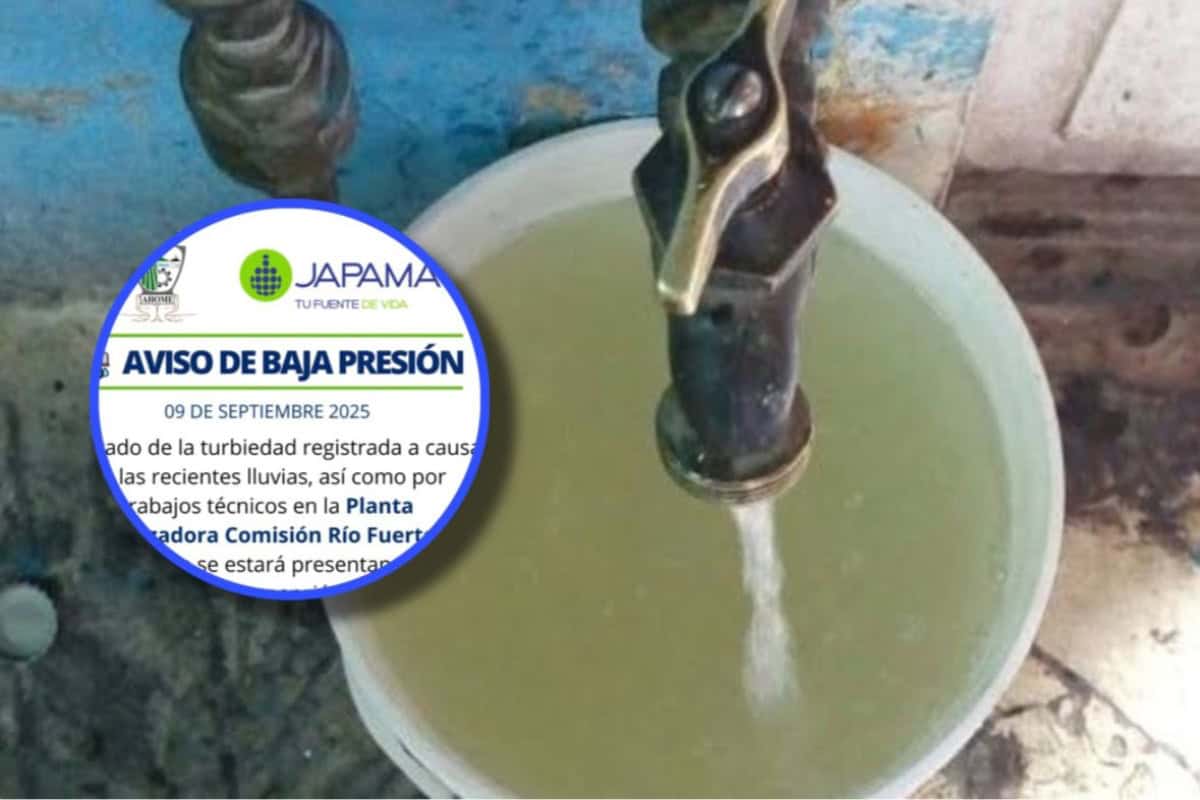 Por turbiedad JAPAMA informa baja presión y suspensión temporal del agua en zona norte Los Mochis