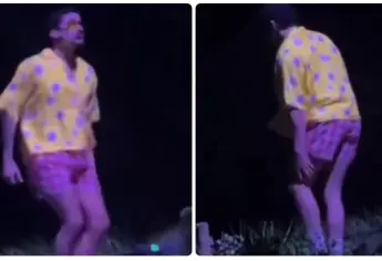 Bienvenido a los 30: Bad Bunny se lesiona la rodilla al saltar durante presentación